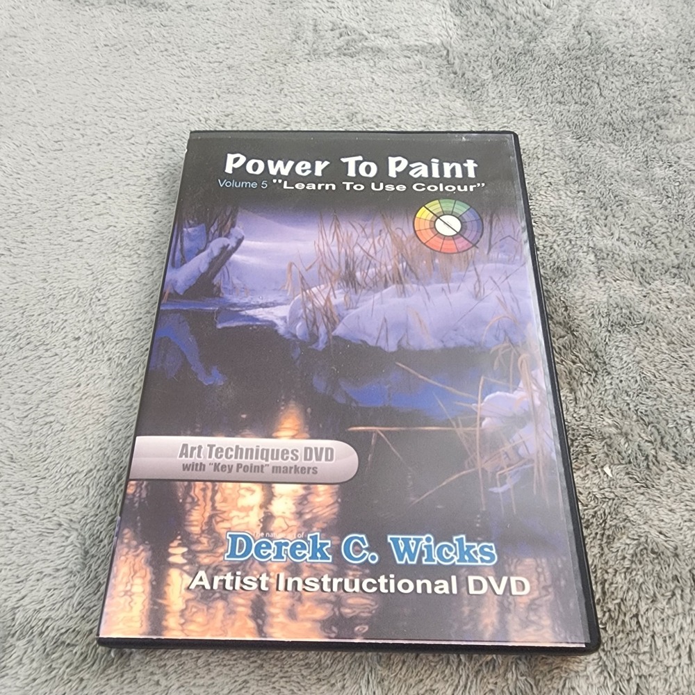 Power To Paint Learn to Use Color Derek C Wicks Artist‎ Instructional DVD
